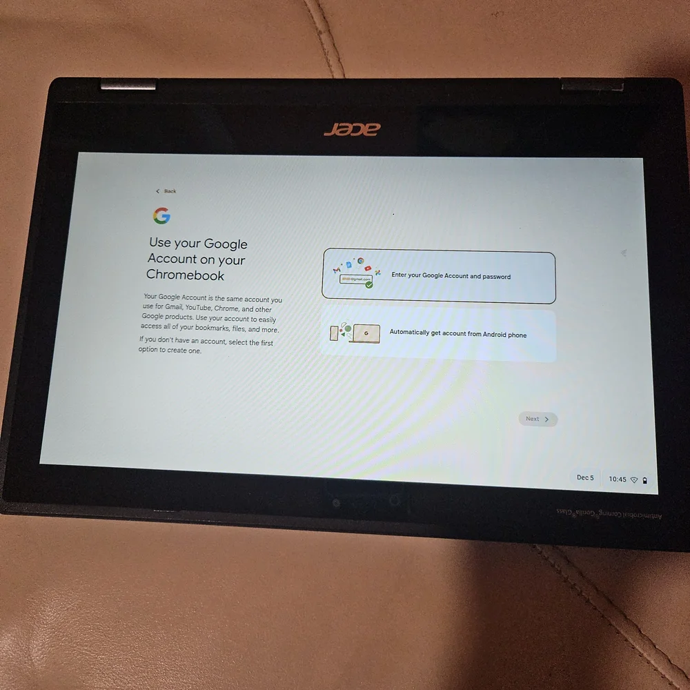 Acer Black Chromebook